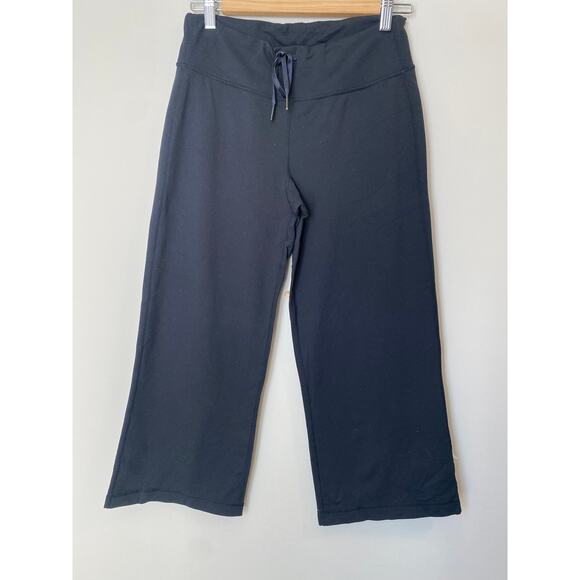 Lululemon The Still Cropped Wide-Leg Pants with draw string closure Women's sz 6 - Picture 2 of 9